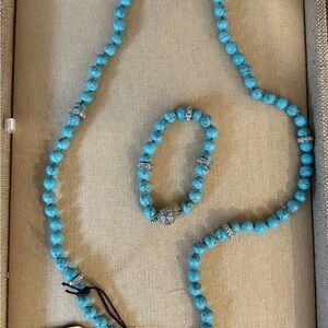 Chloe + Isabel Blue and Silver Necklace